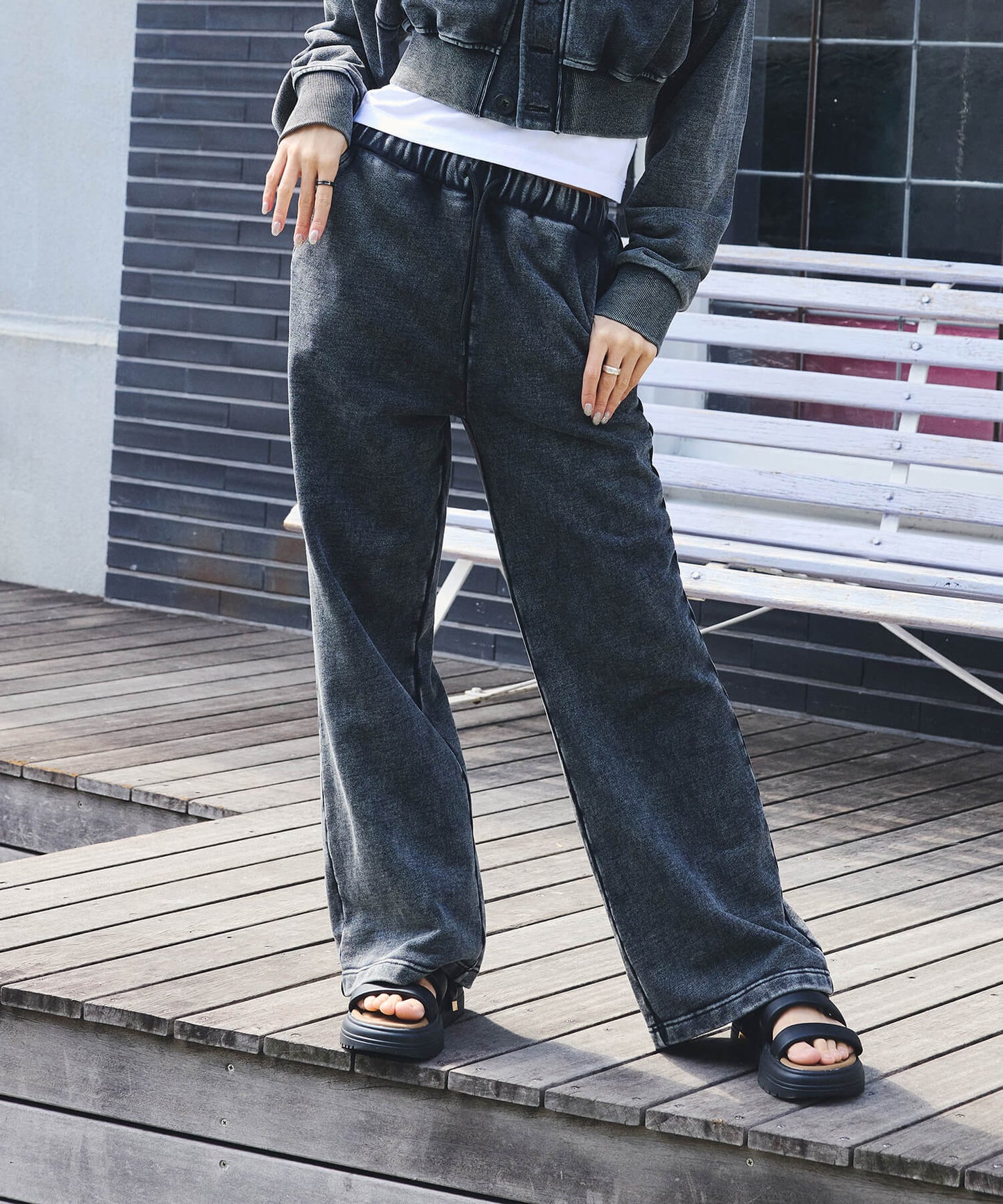 ヴィンテージ加工パンツ