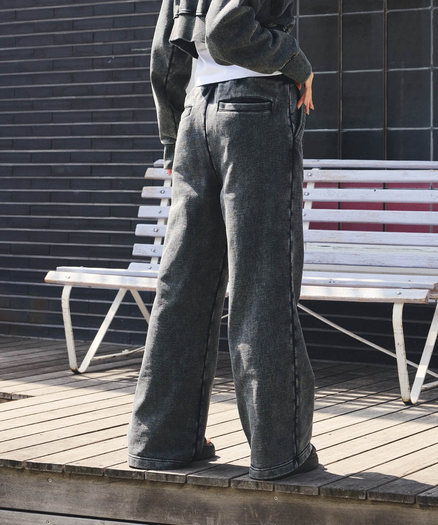 ヴィンテージ加工パンツ