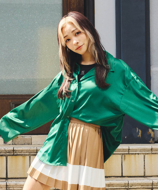 グロスオーバーシャツ