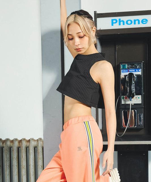 テーラードクロップタンクトップ