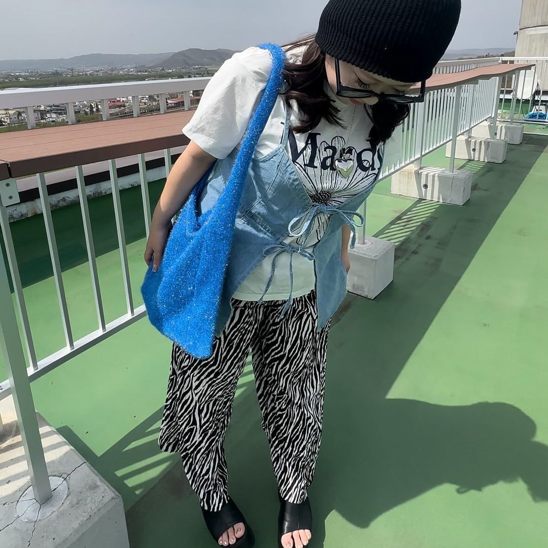 ラメシャギートートバッグ