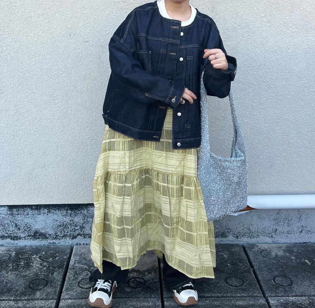 ラメシャギートートバッグ