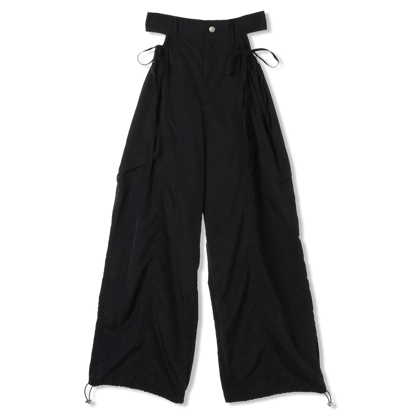 70%OFF|サイド開きリボンパラシュートパンツ