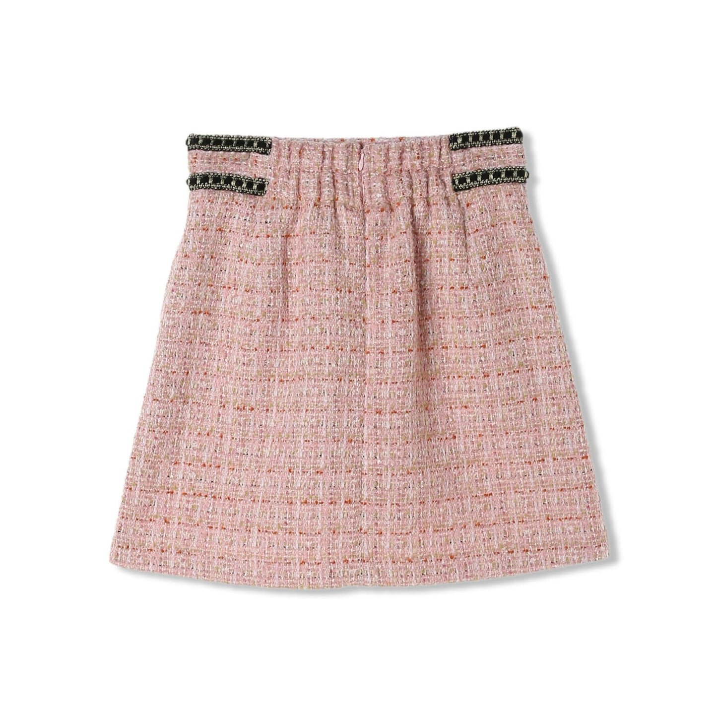70%OFF|ウエストマークツイードミニスカート
