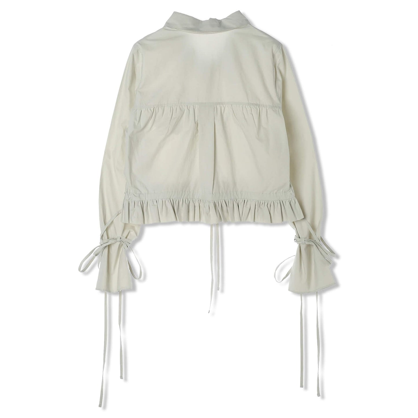 70%OFF|袖レースアップデザインブラウス