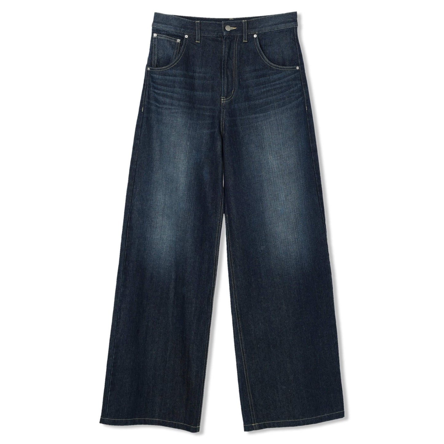 70%OFF|オリジナルバックプリントワイドデニム