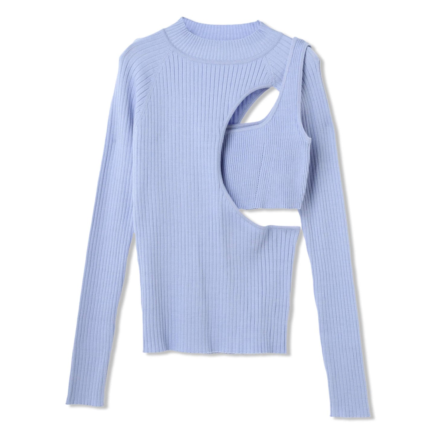 70%OFF|2wayデザインレイヤードニット