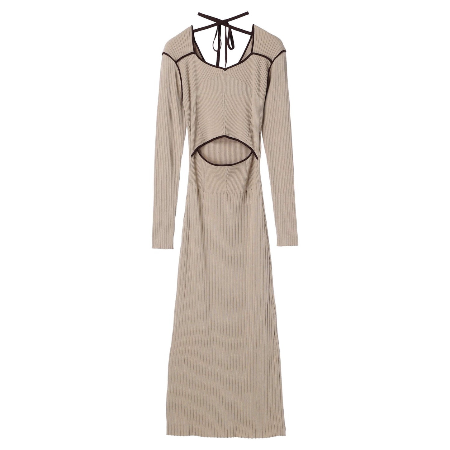 70%OFF|Waist opening dress