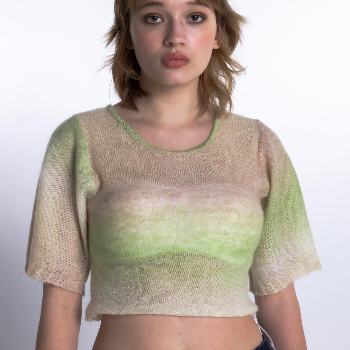 70%OFF|Gradationmohairknit