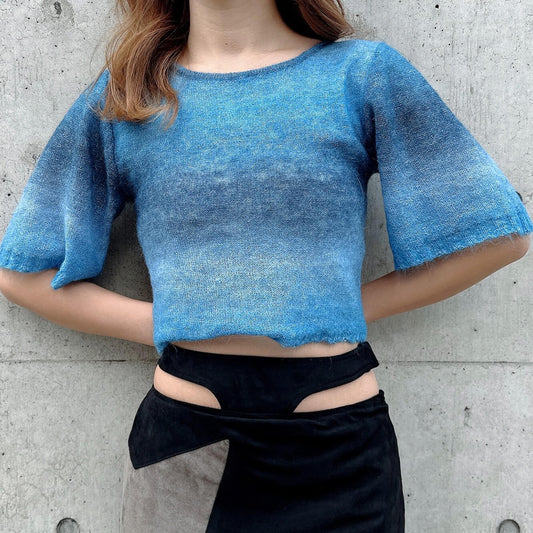 70%OFF|Gradationmohairknit