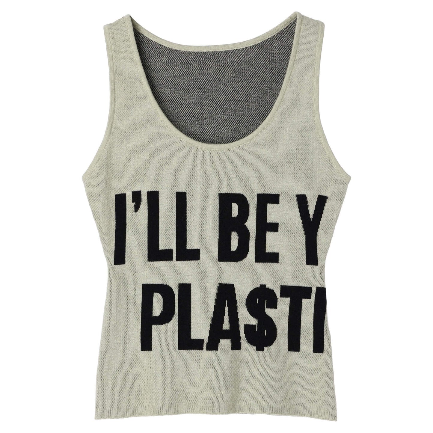 70%OFF|Logo knit tank
