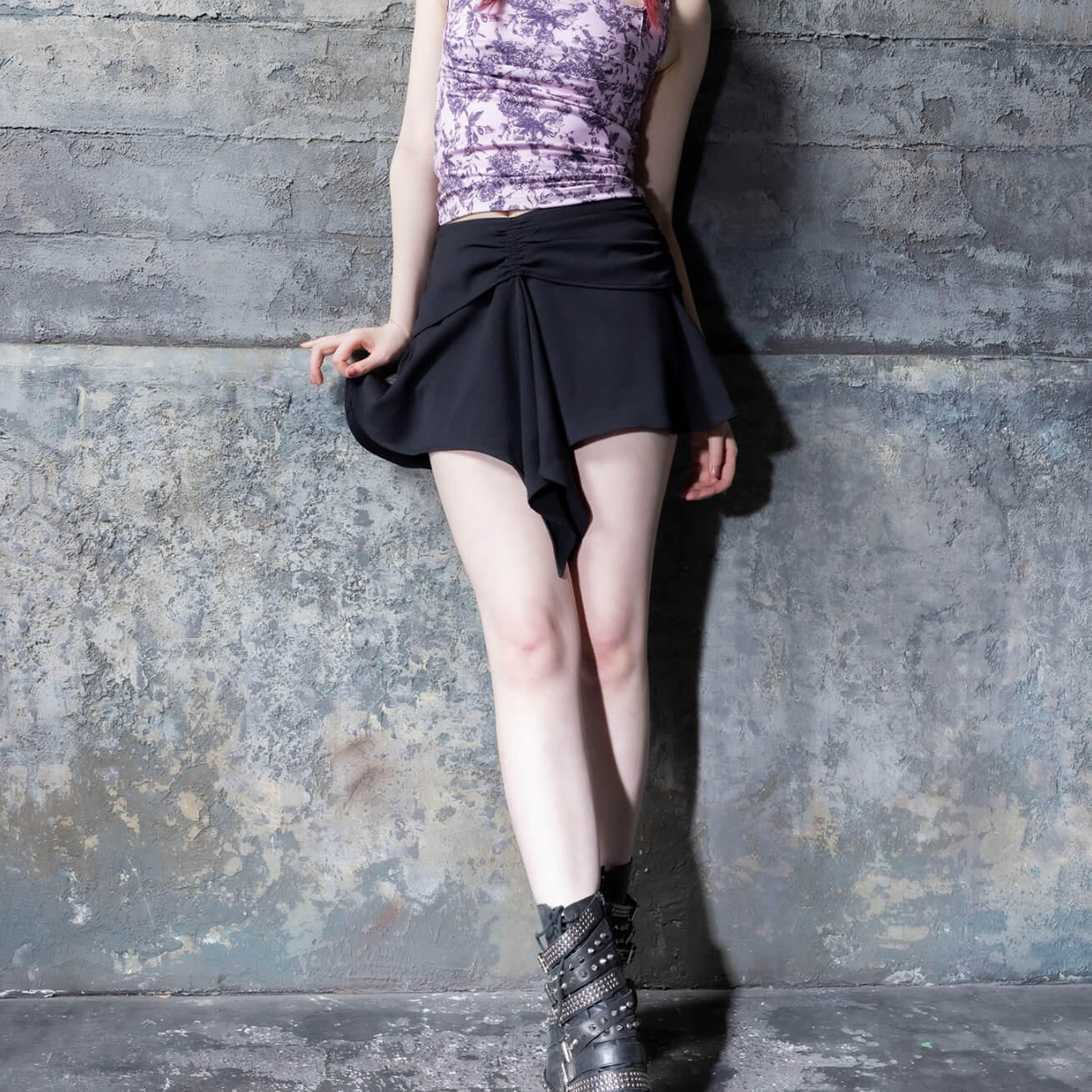 70%OFF|Flare miniskirt