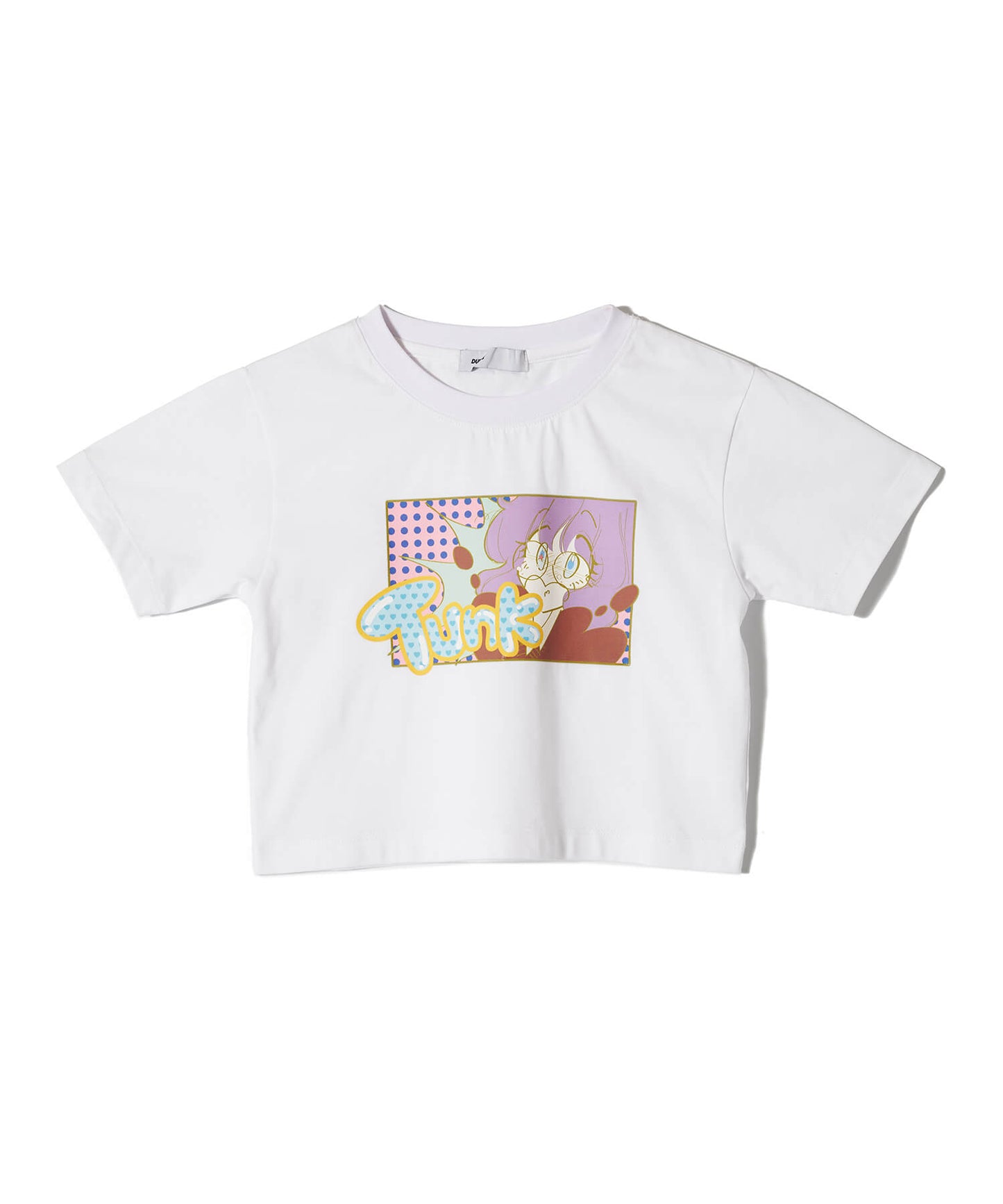 トゥンクプリントクロップTシャツ