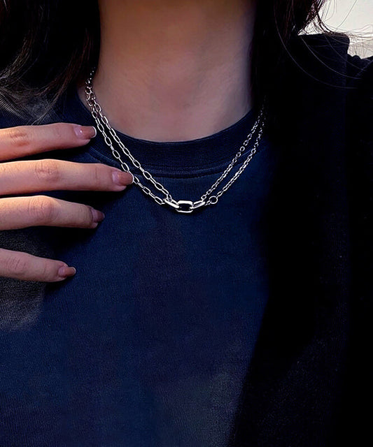 コンビネーションチェーンネックレス