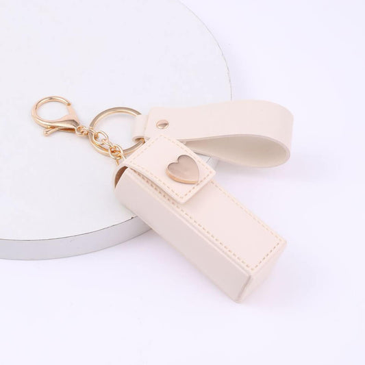 ハートボタンリップケース&チャーム