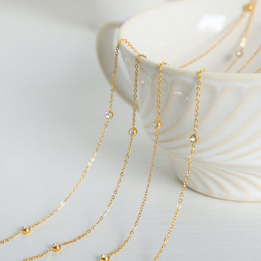 チェーンステーションネックレス