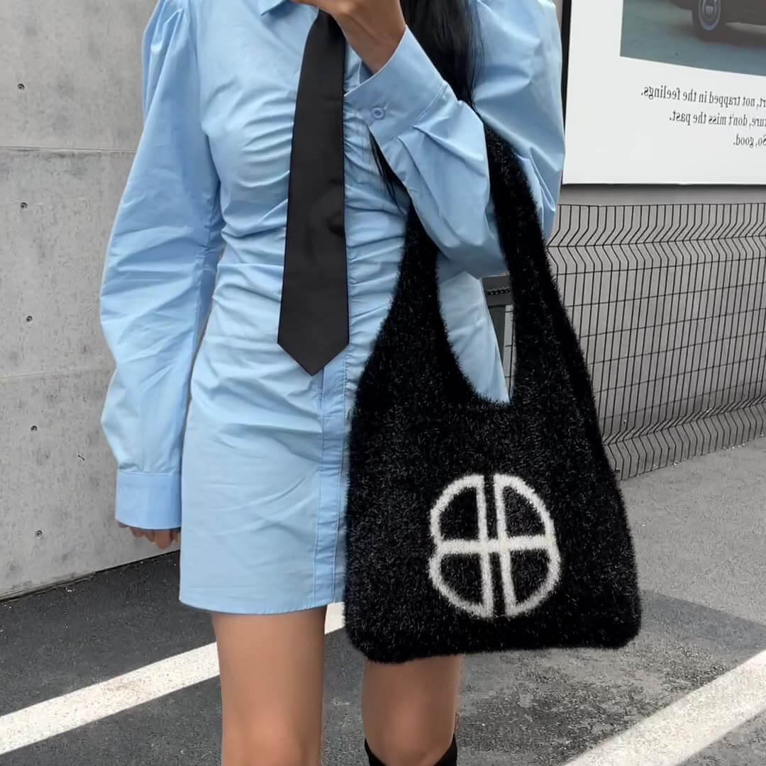 ラメシャギートートバッグ