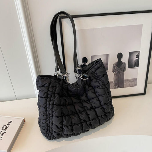 チェーン付キルティングトートバッグ