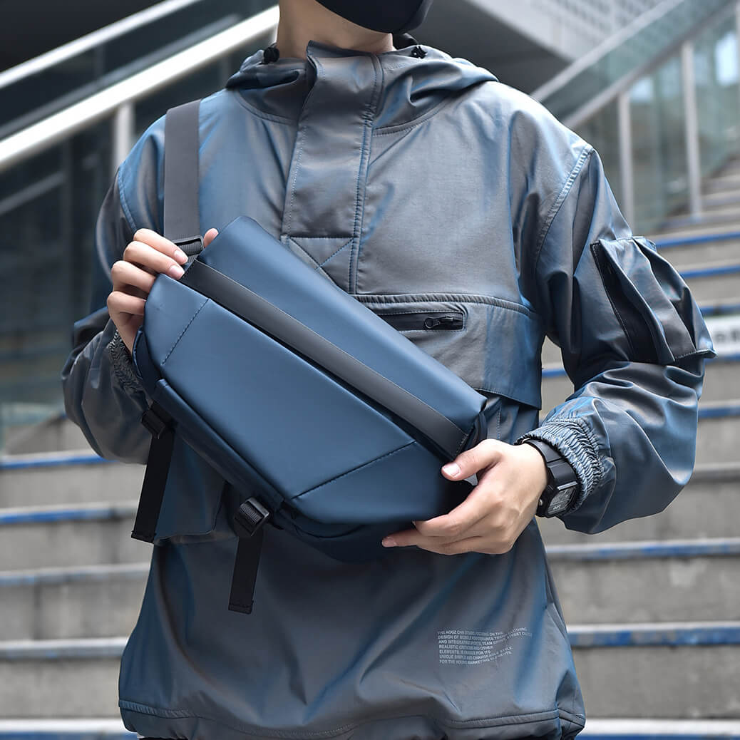 撥水加工ショルダーボディバッグ