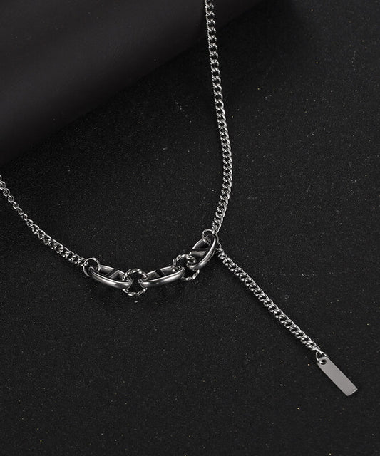 アンカーチェーン切替Yラインネックレス