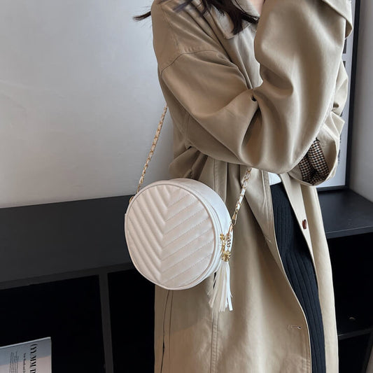 ラウンドショルダーバッグ