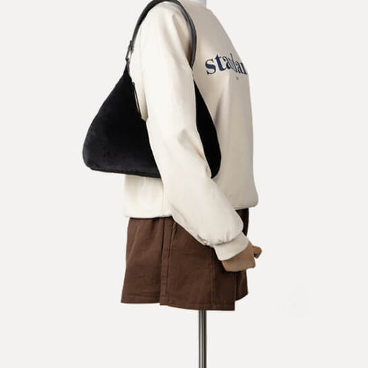 ベルベットホーボーバッグ