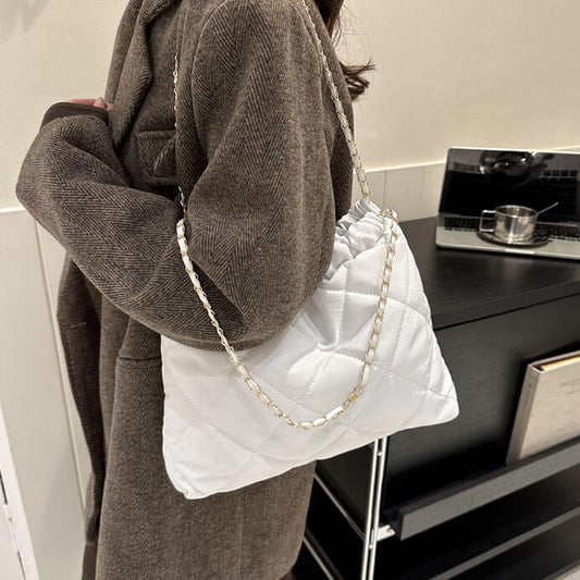 キルティングチェーンショルダーバッグ