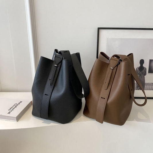 ポーチ付2WAYバケットワンショルダーバッグ