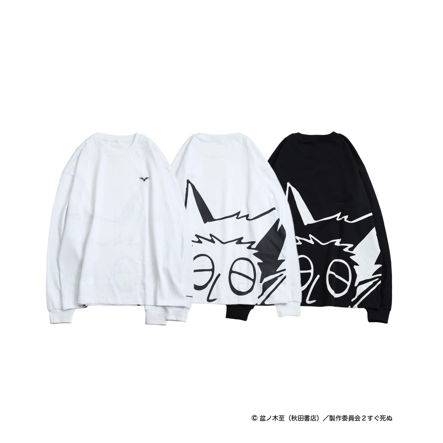 30%OFF|バックプリントTシャツ / 吸血鬼すぐ死ぬ