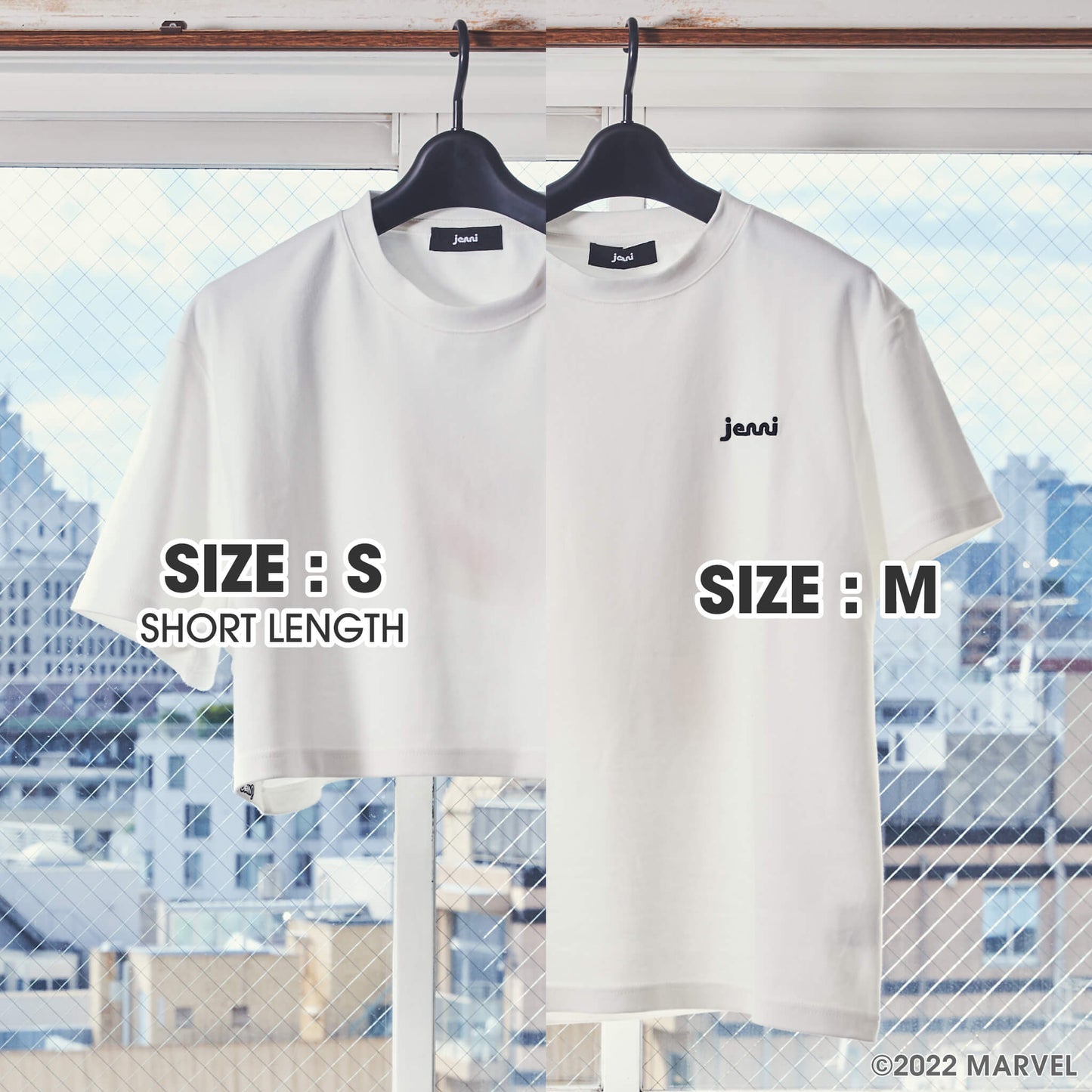 JENNI / MARVEL バックプリントTシャツ