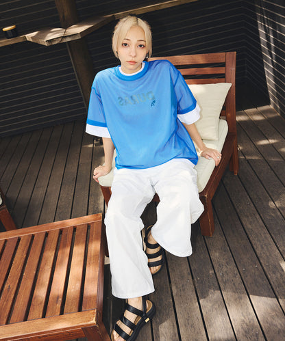 メッシュオーバーTシャツ