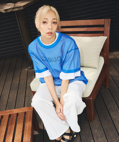 メッシュオーバーTシャツ