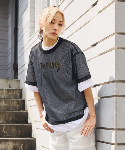 メッシュオーバーTシャツ