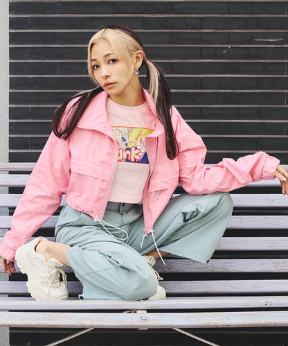 トゥンクプリントクロップTシャツ