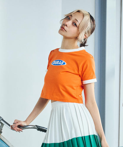 クロップリンガーTシャツ