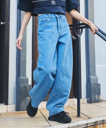 バレルデニムパンツ