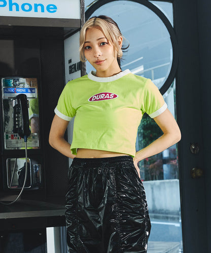 クロップリンガーTシャツ