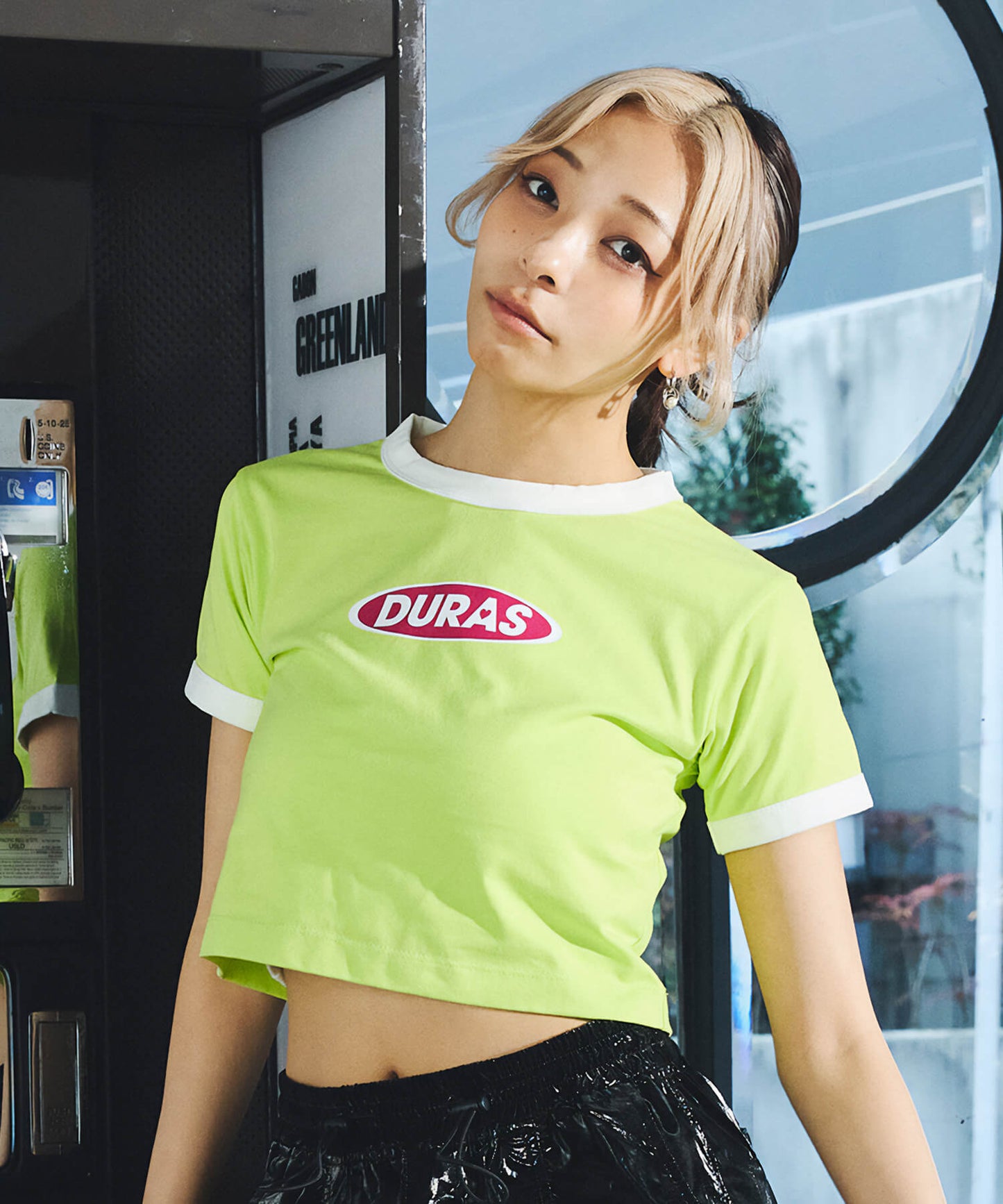 クロップリンガーTシャツ
