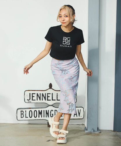 ロゴクロップTシャツ