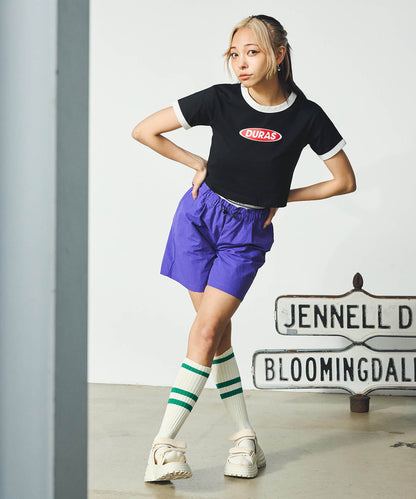 クロップリンガーTシャツ