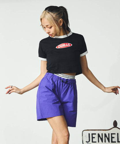 クロップリンガーTシャツ