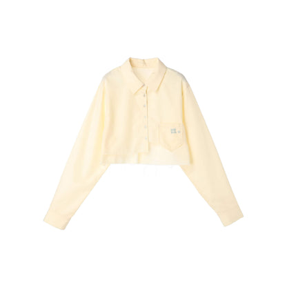 70%OFF｜Cropped shirt