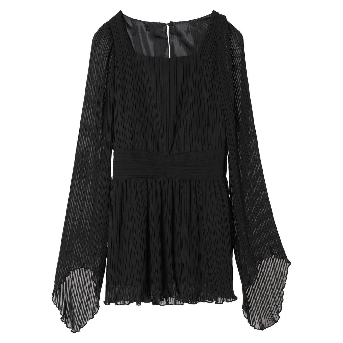 Pleated mini dress