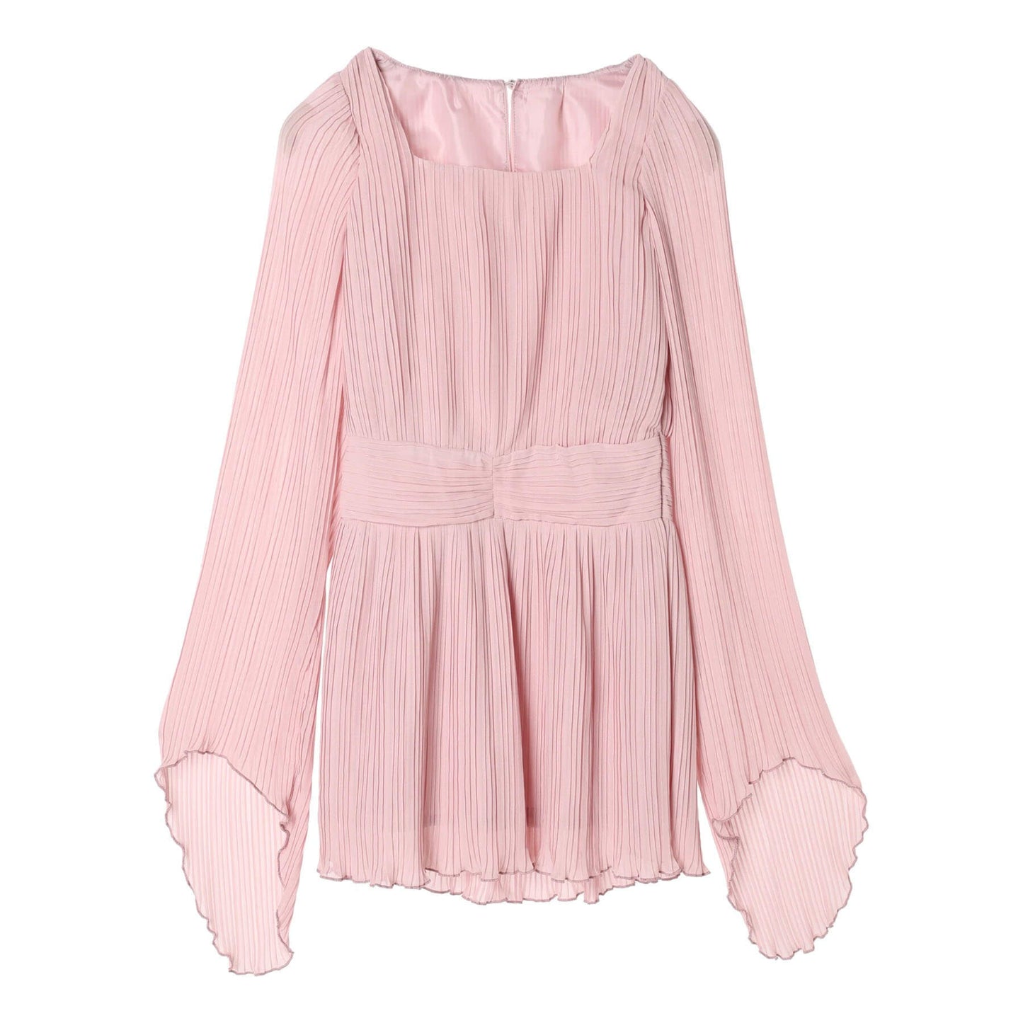 Pleated mini dress