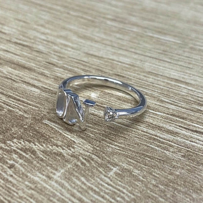 ON° Logo Diamond Ring