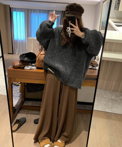 ボリュームオーバーサイズニット