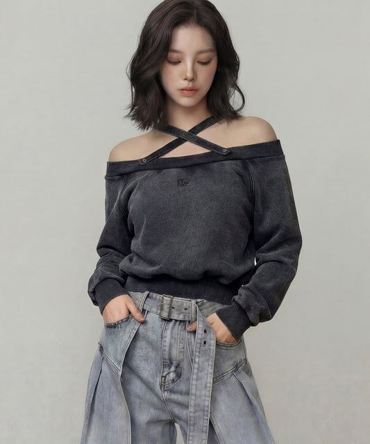 ショルダーベルトマルチスウェット